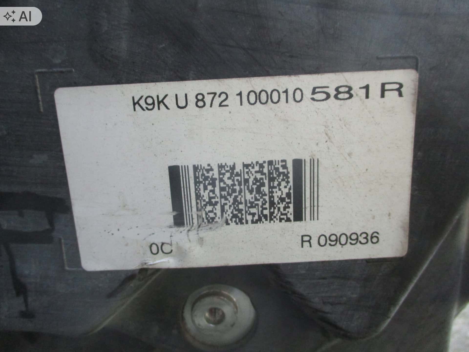 Moteur K9K 648 vue 5