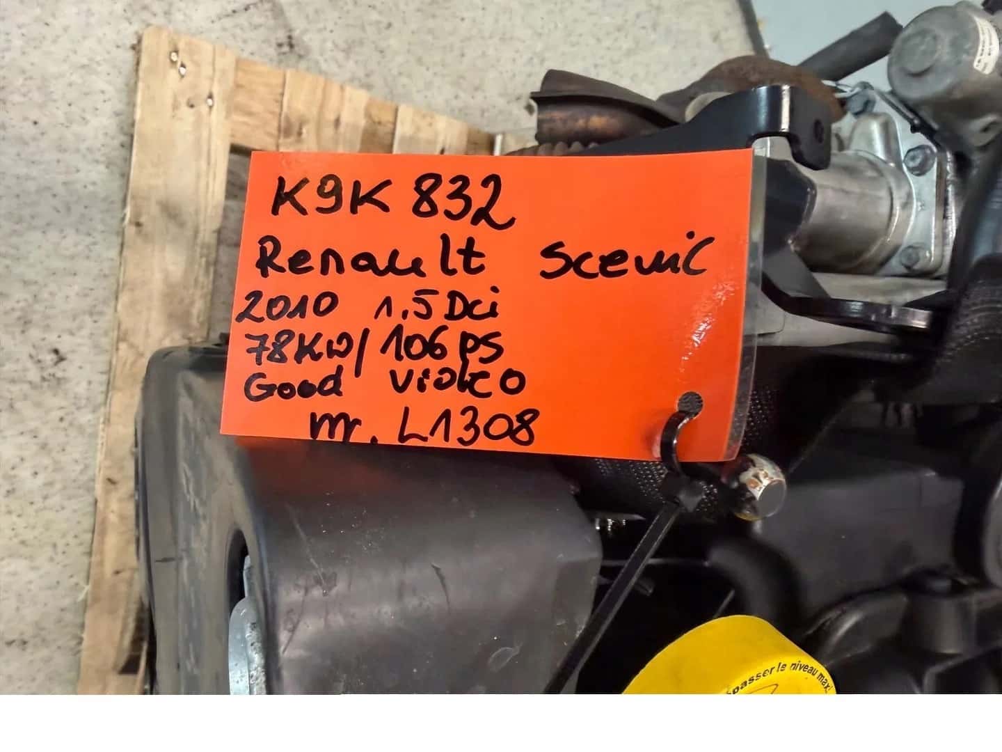 Moteur K9K 832 vue 10