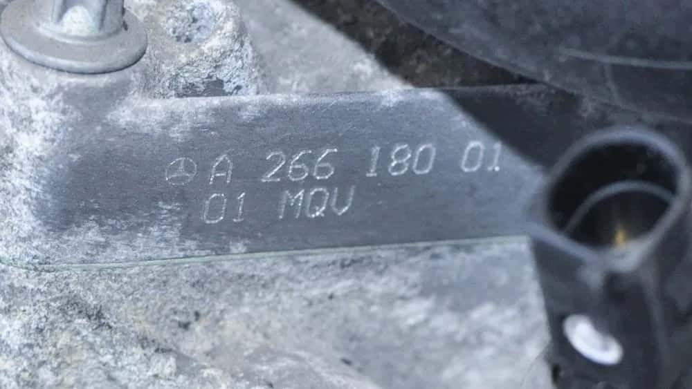 Moteur M 266.960 vue 4