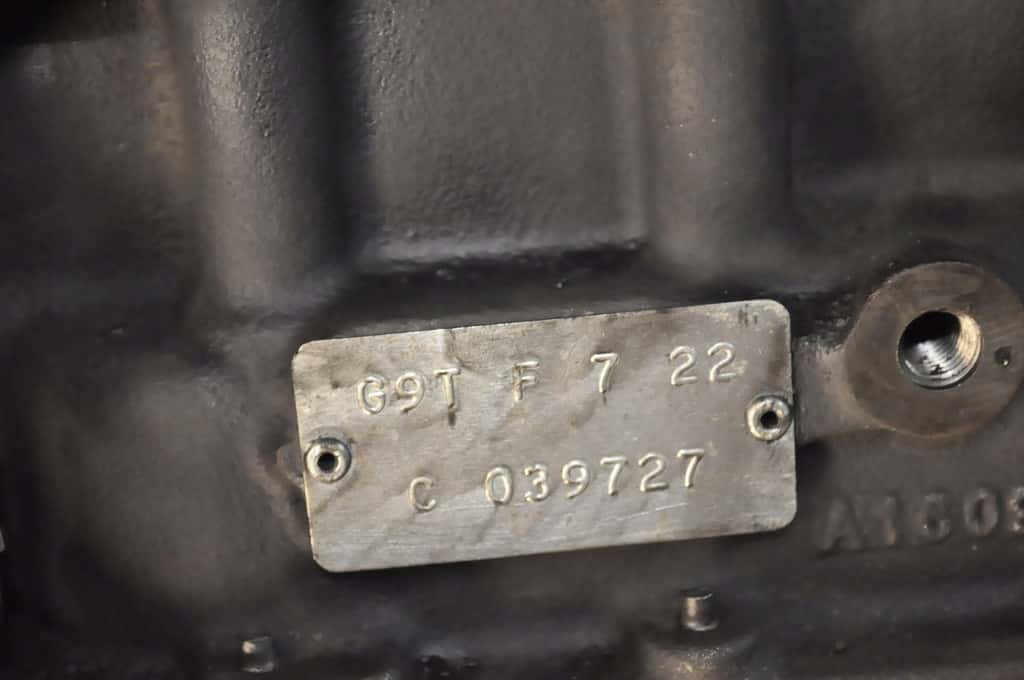 Moteur G9T 722 vue 2