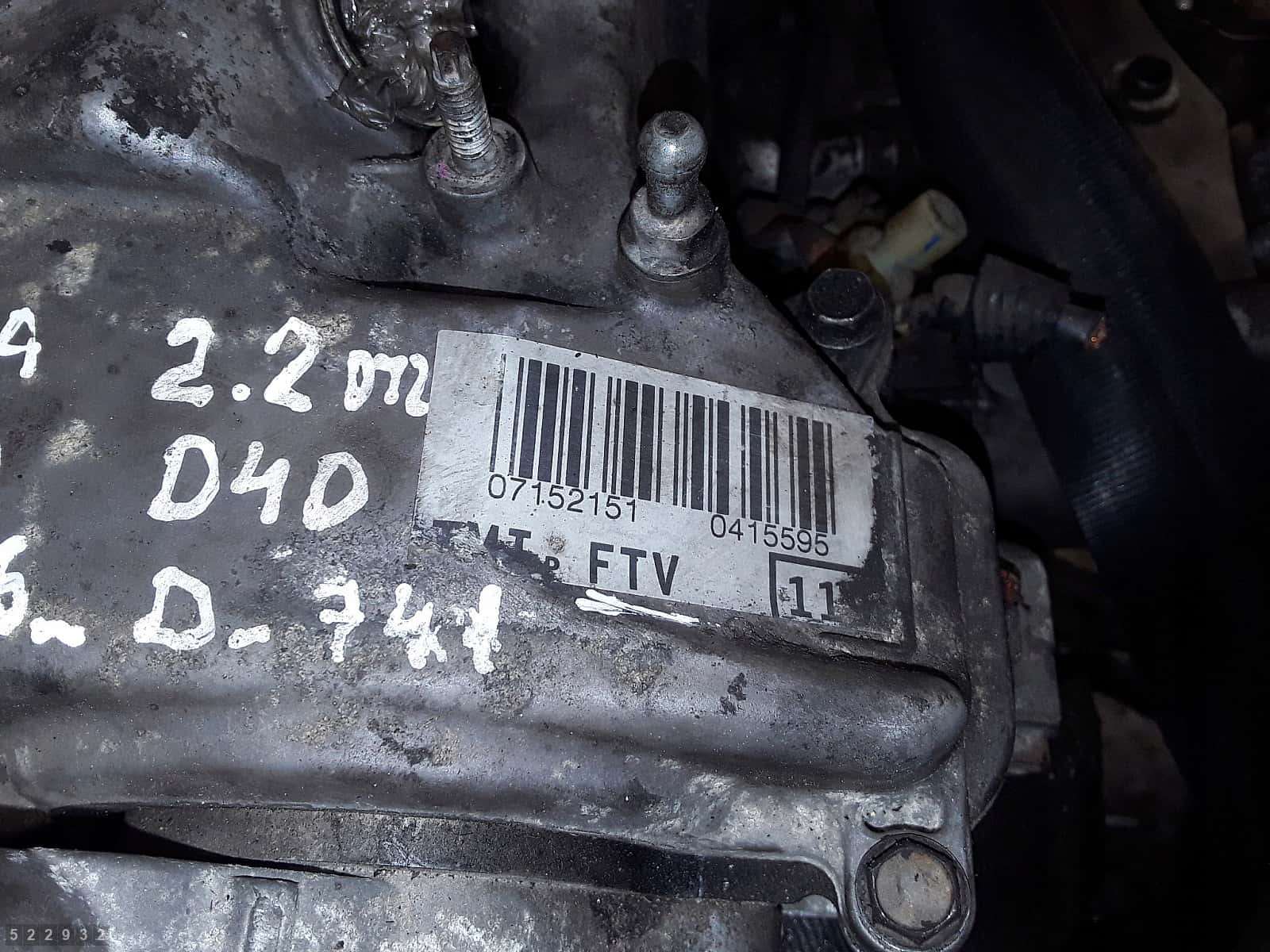 Moteur 2AD-FTV vue 6