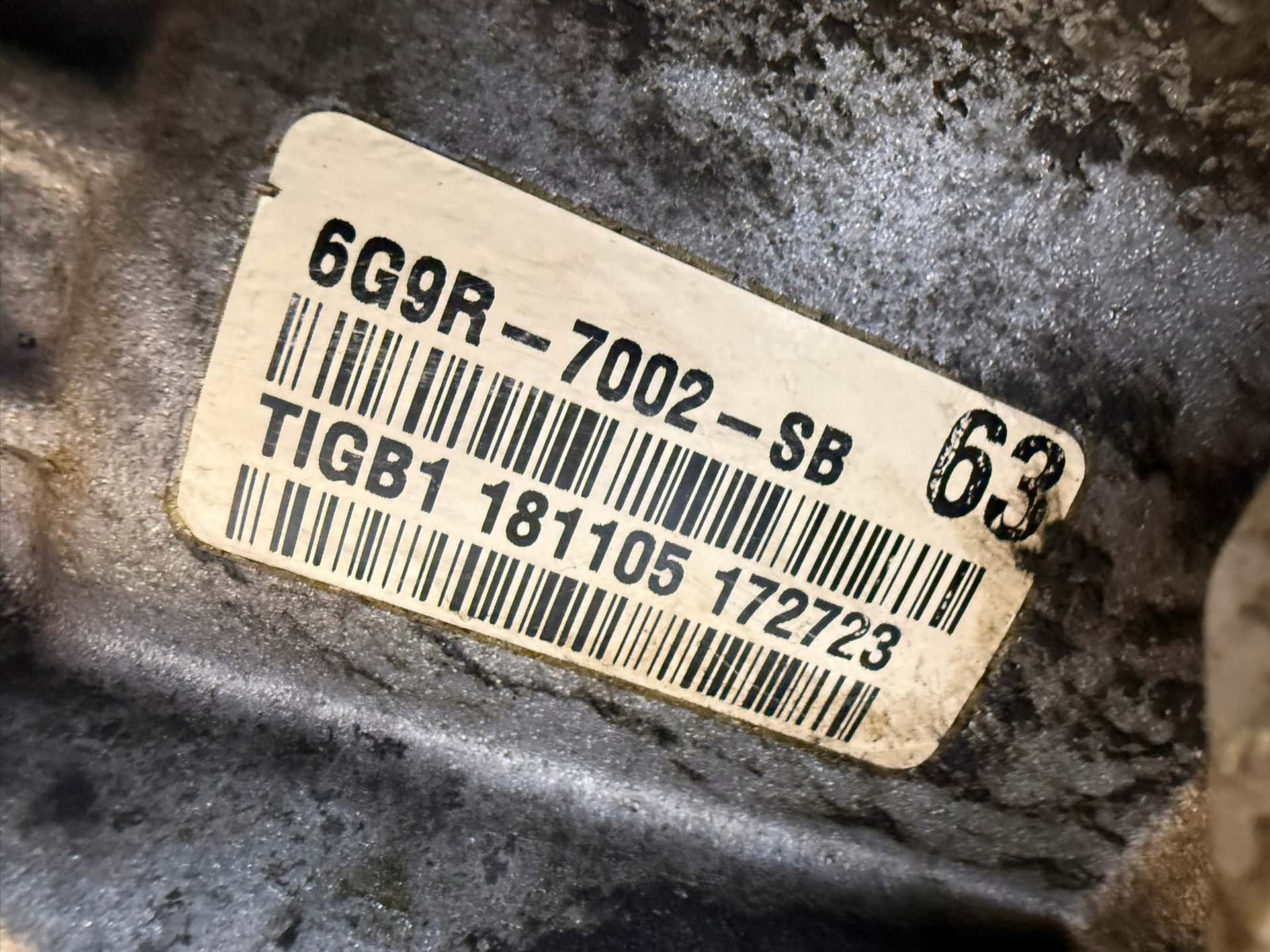 Moteur G6DB vue 7