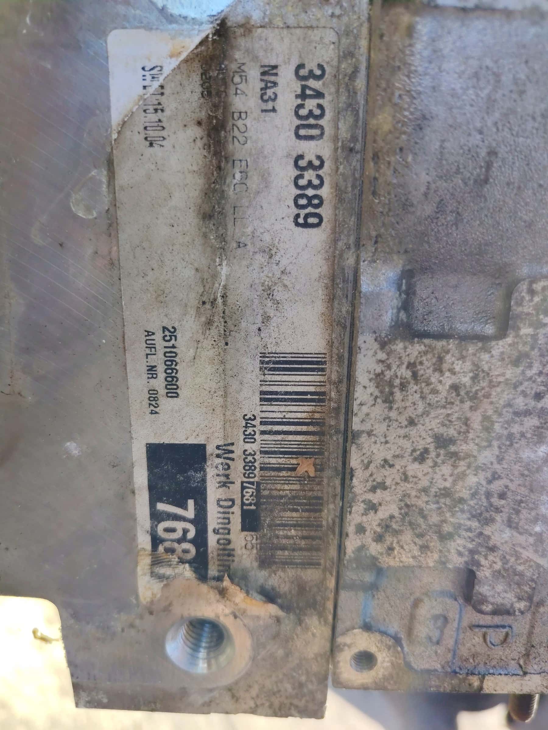 Moteur M54 B22 (226S1) vue 7