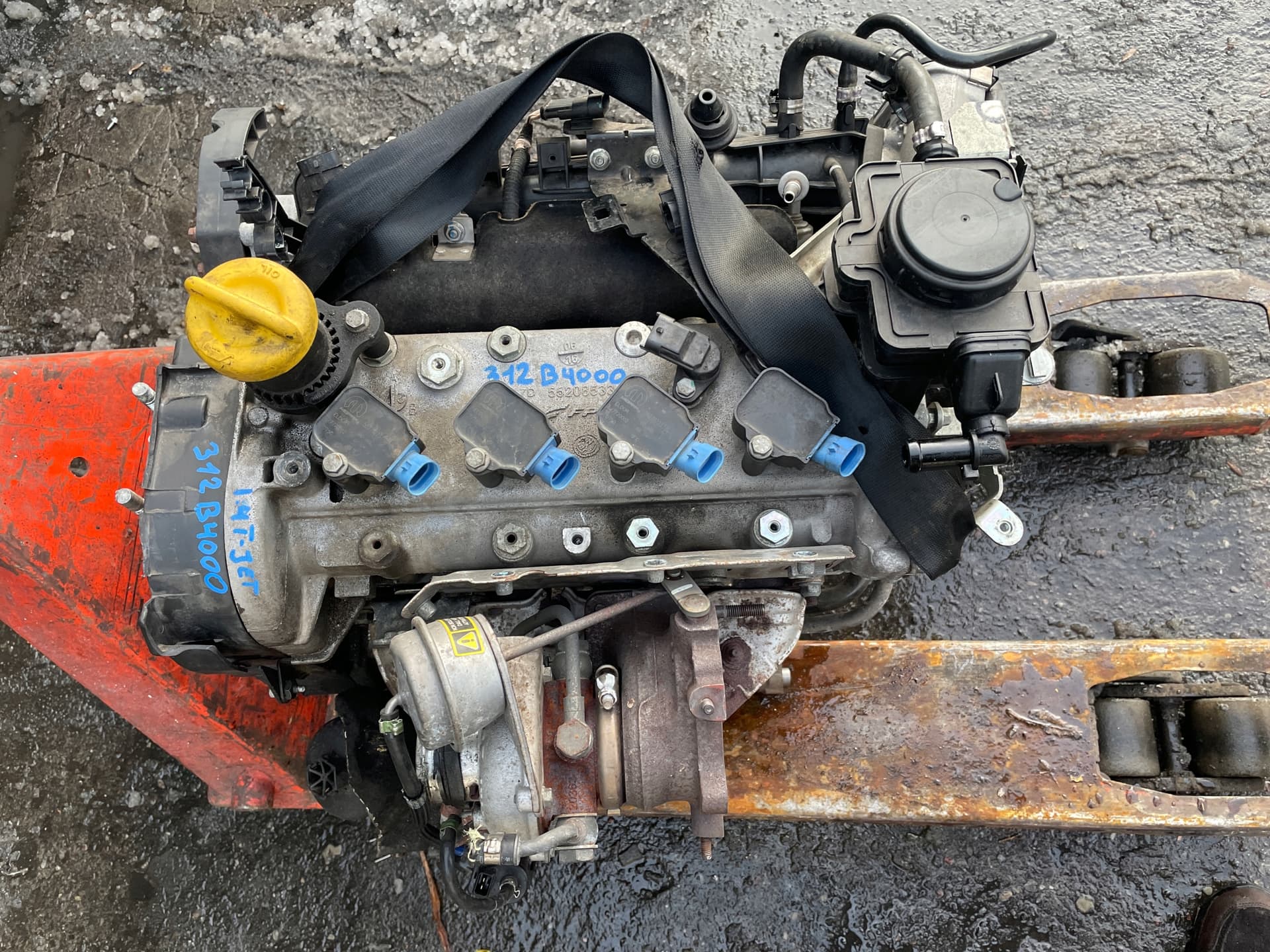 Moteur 312 B4.000 pour Abarth