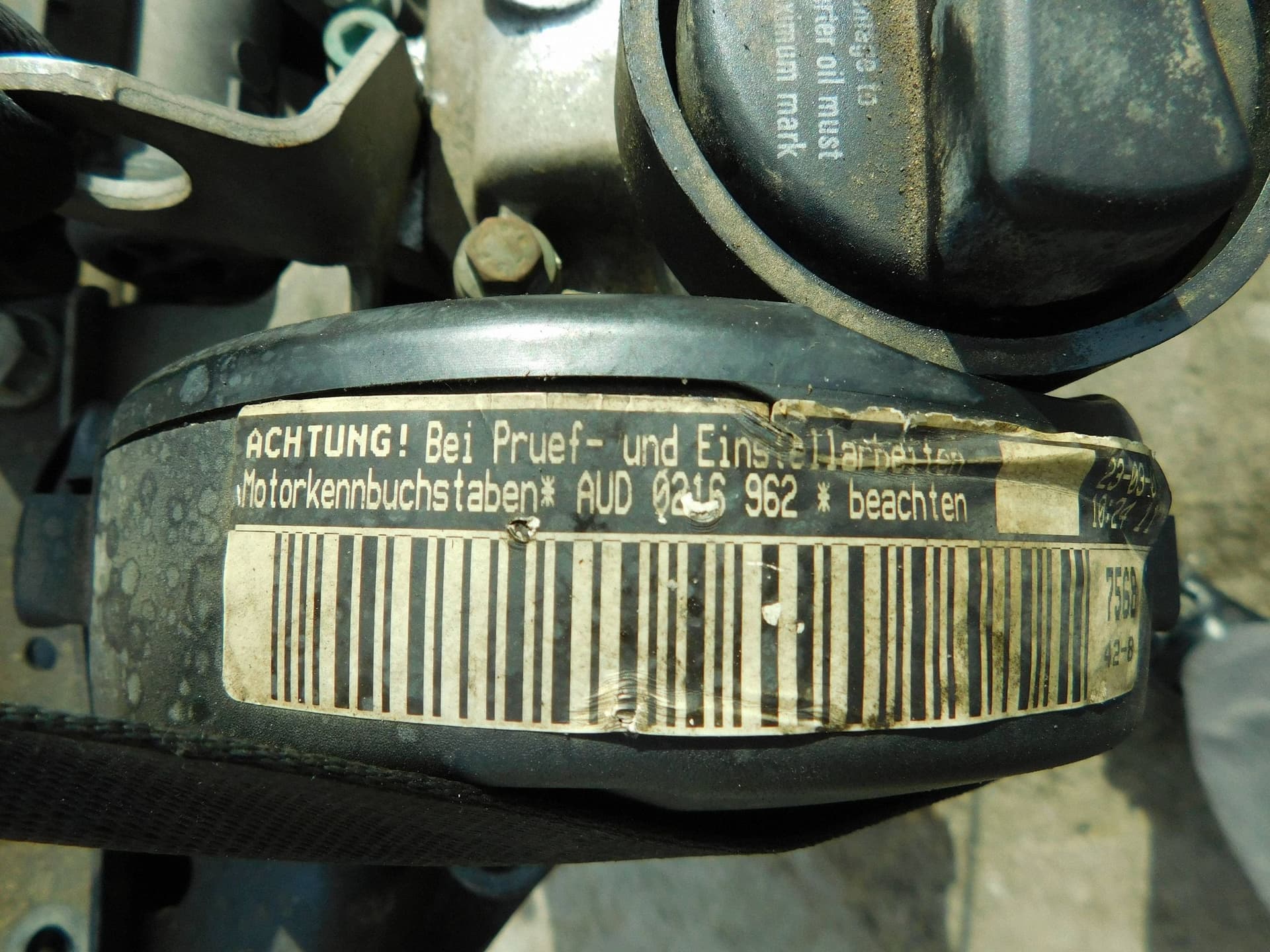 Moteur AUD — vue 2