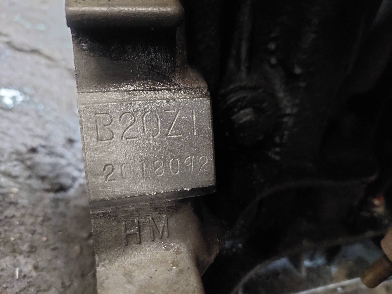 Moteur B20Z1 — vue 7