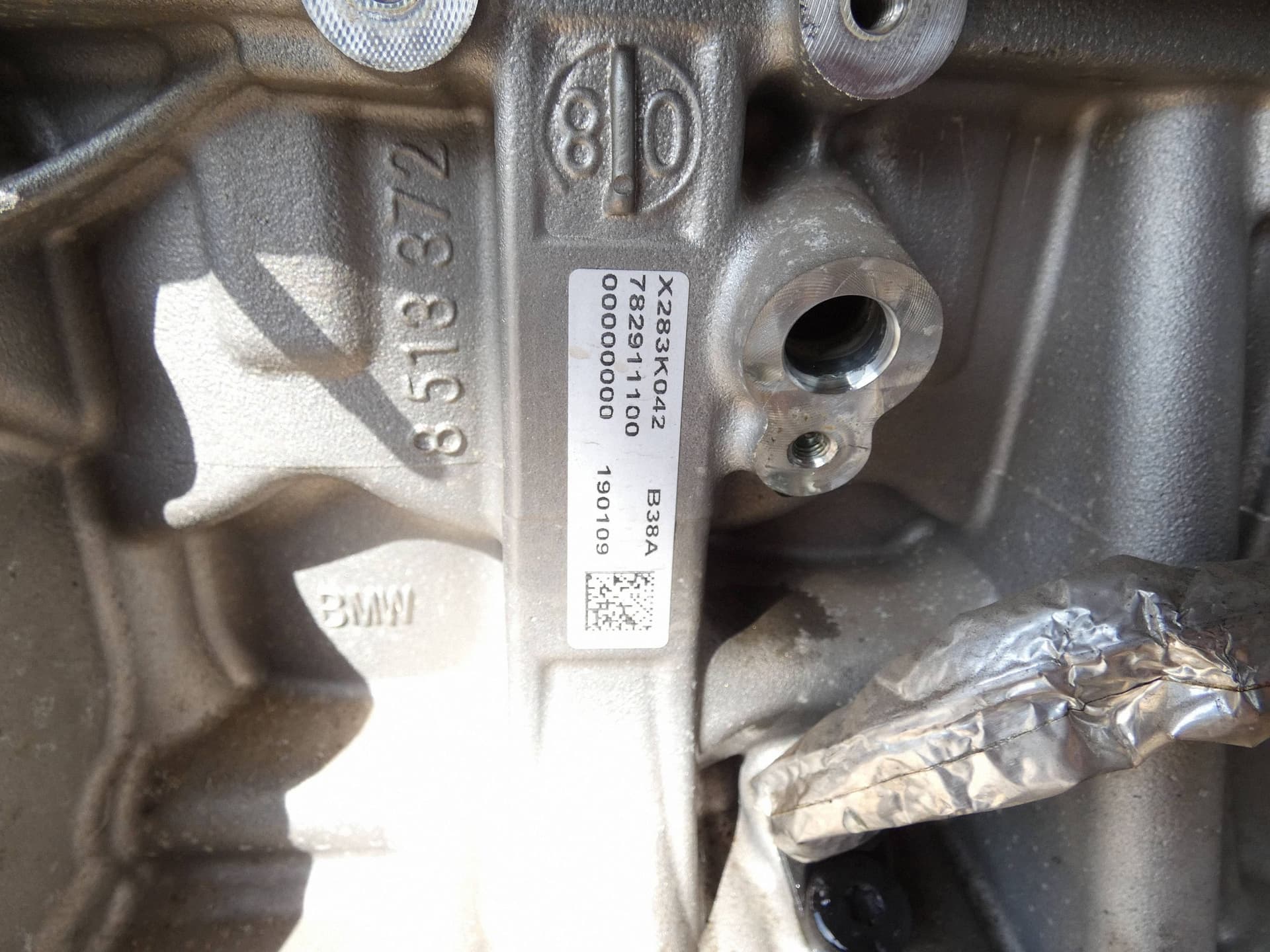 Moteur B38 A15 A — vue 2