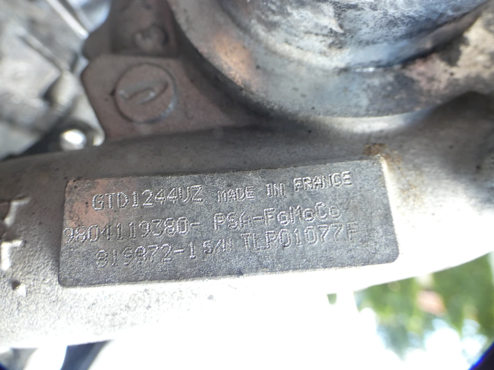 Moteur BHZ (DV6FC) — vue 8