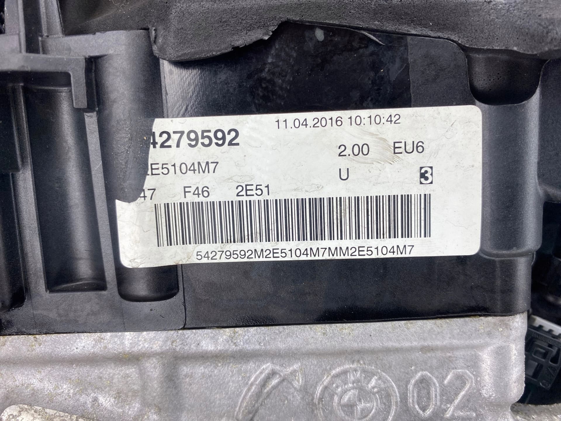 Moteur B47 C20 A — vue 7