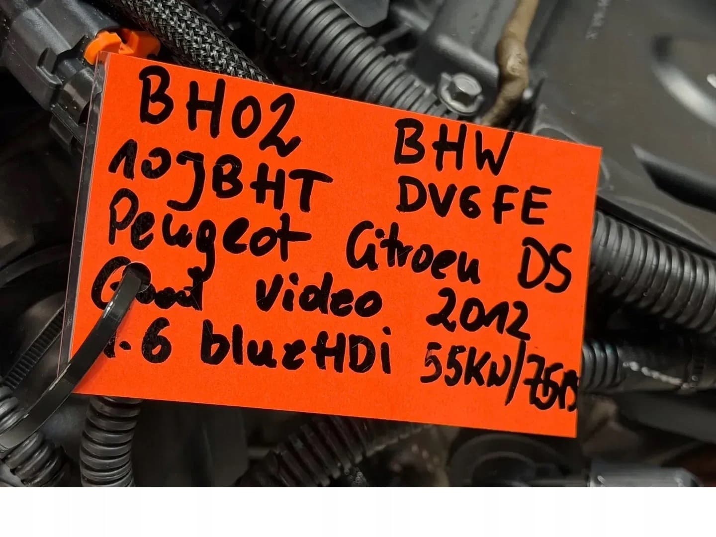 Moteur BHW (DV6FE) — vue 12