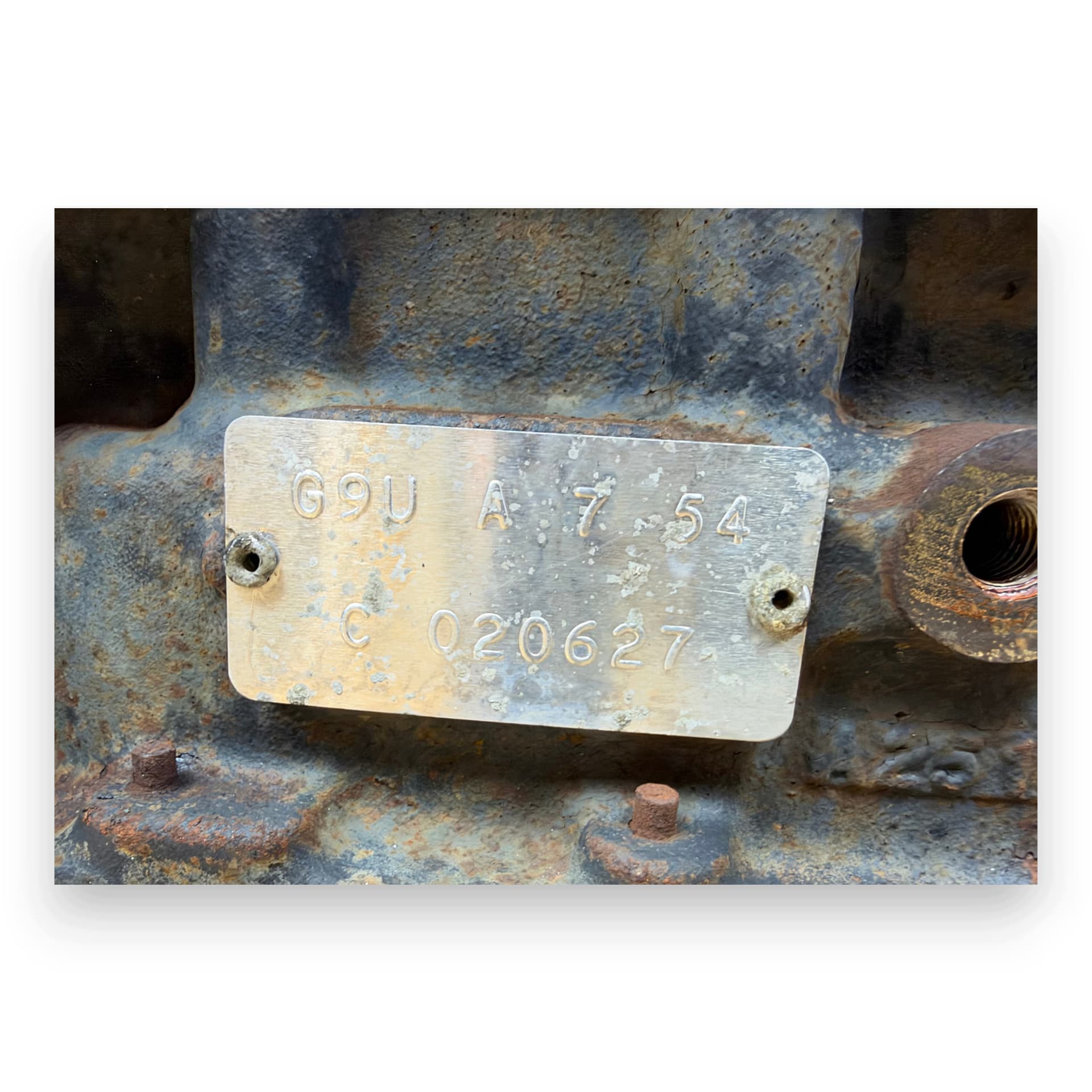Moteur G9U 754 — vue 2