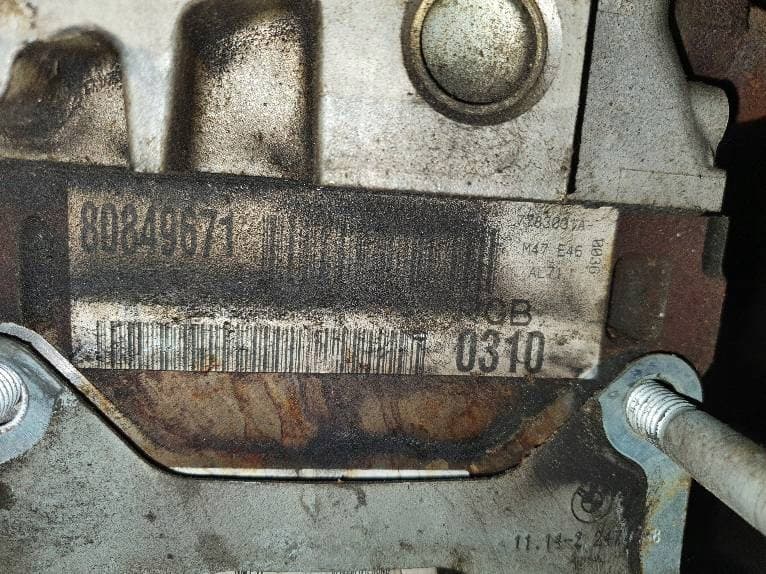 Moteur M47 D20 (204D1) — vue 2