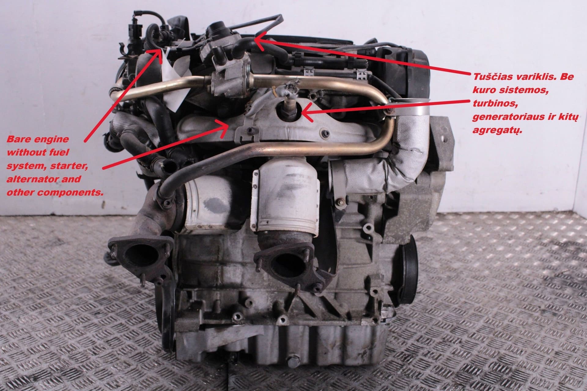 Moteur BLX pour Volkswagen Touran